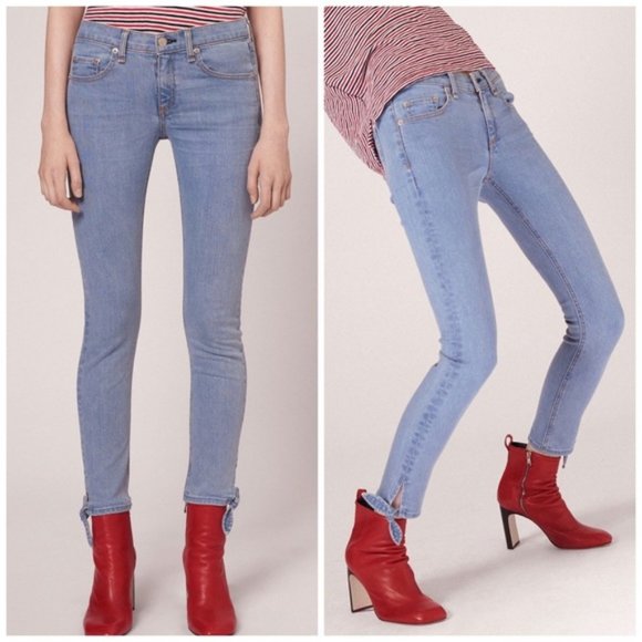 rag & bone Denim - Rag & Bone Bryn Stevie Capri Skinny Jeans Sz 28